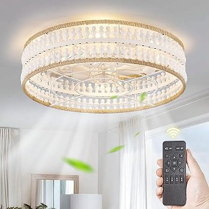 Ceiling Fans with Lights 20'' Flush Mount Ceiling Fan with Remote Control - 1 of 1