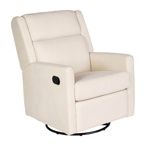 Cream swivel best sale recliner chair