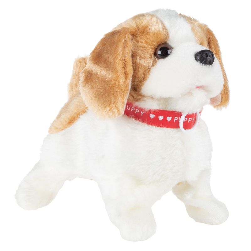 Toy Time Kids' Battery-Operated Interactive Plush Puppy Toy, 1 of 9