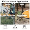 Racxily 3FT Durable Plastic Folding Table w/Handles & Lock - Portable Indoor/Outdoor Picnic Dining Table for Camping, Parties - 3 of 4