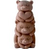 JDICTION Cylinder Bear Animal Silicone Mold for Resin Casting Candle Making Home Decor Wave Spiral DIY Crafts - 3 of 4