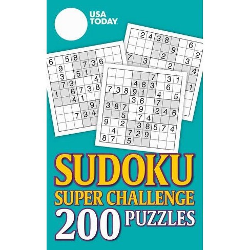 usa today sudoku super challenge usa today puzzles by usa today paperback target