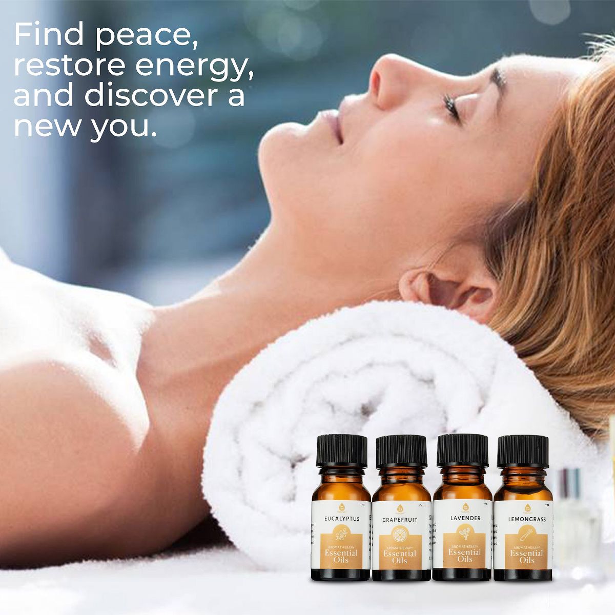 Pursonic Essential Oils Christmas Gift Set – 14-Piece Aromatherapy Collection - thumbnail 3