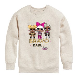 Boys' - LOL Surprise! - Bravo Babes Graphic Long Sleeve Fleece Sweatshirt - 1 of 4