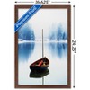 Trends International Ata Alishahi - A Boat Framed Wall Poster Prints - 3 of 4
