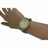 Olivia Pratt Flowers and Denim Strap Watch - 3 of 4