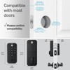 Master Lock Yale Electronic Keypad Deadbolt in Black Suede Finish - 3 of 4