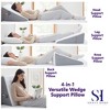 Bed Wedge Pillow with High Density Foam for versatile support by Sweet Home Collection® - image 4 of 4