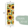 Elanze Designs Grandmother Yellow Sunflowers 20 ounce Stainless Steel Travel Tumbler - 2 of 4