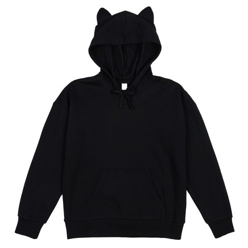 Oversized hoodie with cat ears sale