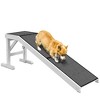 Resenkos 60" Pet Ramp for Dogs & Cats with Non-Slip Carpet, White Gray - 3 of 4