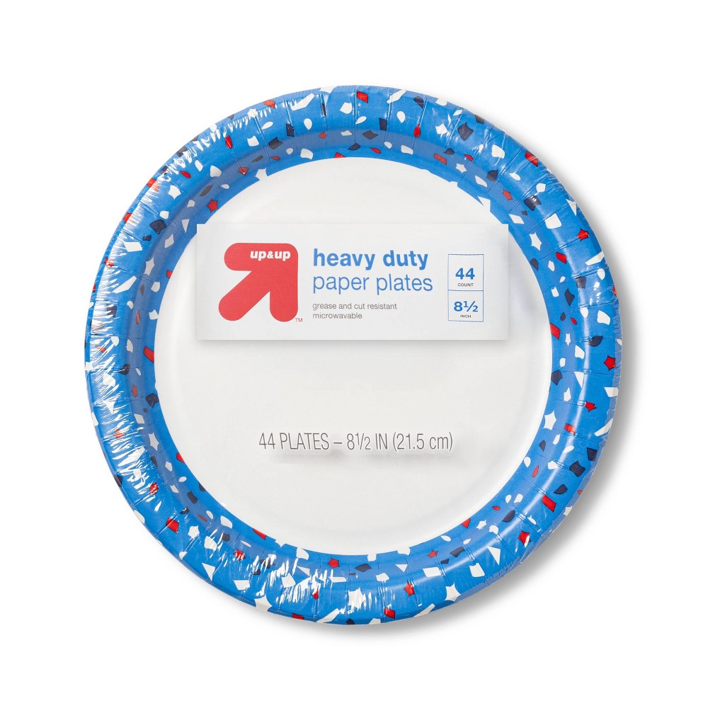 Disposable Plates - Red/White/Blue - 44ct - up & up™