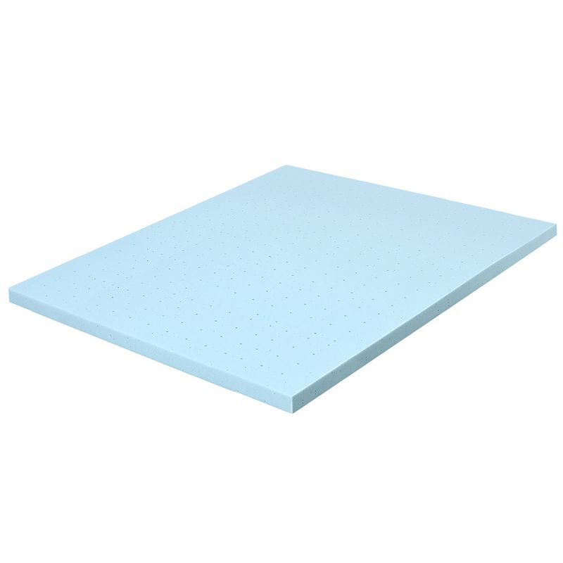 Costway 4''Gel-Infused Memory Foam Mattress Topper Ventilated Bed Pad, 1 of 9