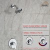 CASAINC 1 Handle 3-Spray Shower Faucet 1.8 GPM with Pressure Balanced Valve - 3 of 4