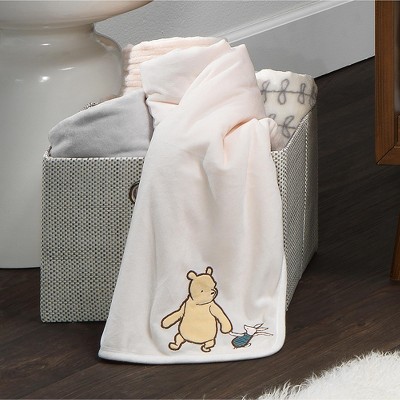 Cream Reversible Fleece Sherpa Baby Blanket 30" x 40"