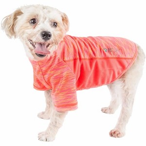 Pet Life (R) Active 'Warf Speed' Heathered Ultra-Stretch Sporty Performance Dog T-Shirt - 1 of 4