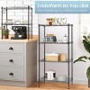 HOMDOX 6-Tier Wire Shelving Unit 21.26"L x 11.42"W x 62.99"H Heavy Duty Metal Storage Rack for Garage Kitchen Bathroom Living Room - 4 of 4