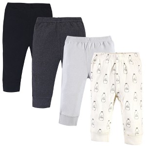 Touched by Nature Baby and Toddler Organic Cotton Pants 4pk, Milk - 1 of 4