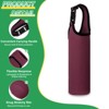 Unique Bargains Elastic Neoprene Commuting Jogging Cycling Insulated Bottle Sleeves with Carrying Handle 2 Pcs - 3 of 4