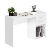 NicBex Home Office Desk with 2 Drawers,Computer Desk with Storage,Game Table,Vanity Table,Computer Desk for Bedroom,Studying Room - 3 of 4