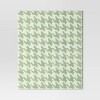 Houndstooth Printed Plush Throw Blanket Light Green - Room Essentials™ - image 3 of 4