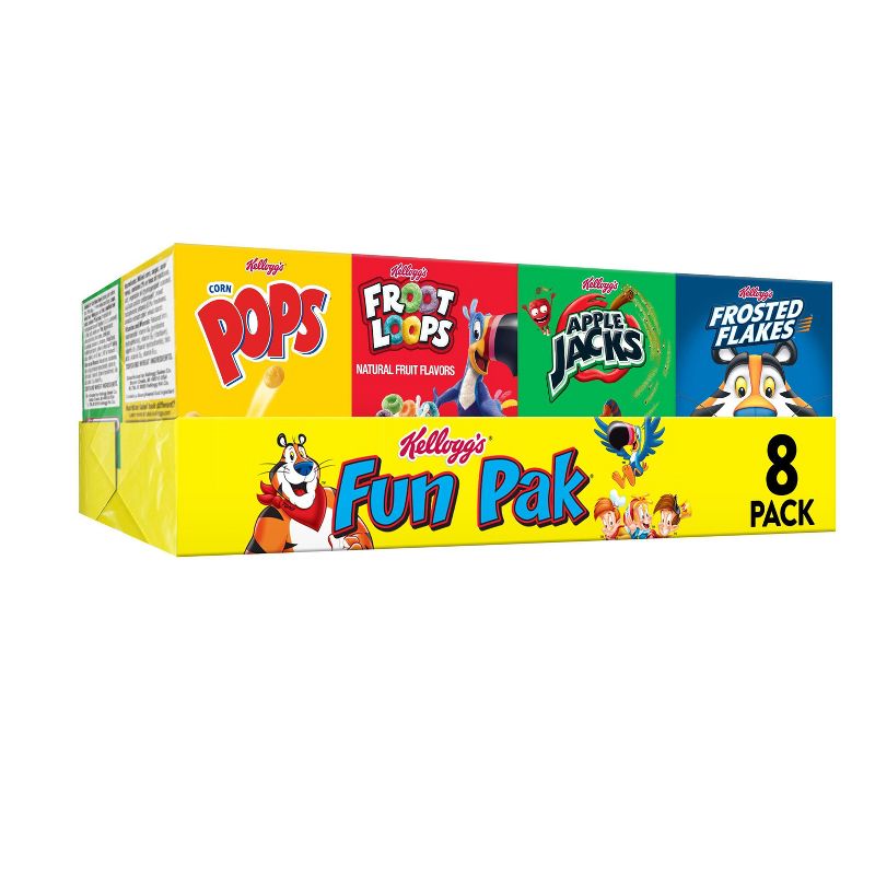 Fun Pack Breakfast Cereal - 8ct - Kellogg's, 1 of 17