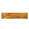 Modern Slat Design Gaylor Bench for outdoor dining and backyard-Christopher Knight Home - 4 of 4