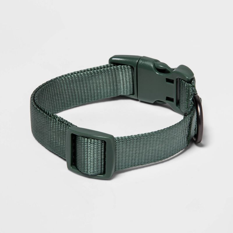 Basic Dog Adjustable Collar with Color Matching Buckle - Boots & Barkley™, 3 of 11