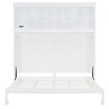 Whisen Modern Design Queen Size Murphy Bed Wall Bed, Folded into a Cabinet with Top Shelves and USB Ports - 3 of 4