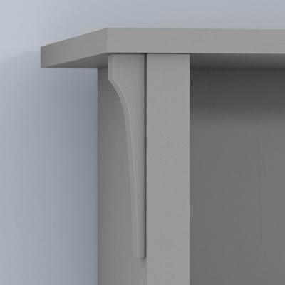 Cape Cod Gray Adjustable 6-Cube Wooden Organizer