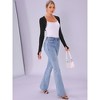 Jess by Meiko Women's Long Sleeve Heart Bolero Shrug - 4 of 4