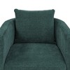 Swivel Ultra-Soft Performance Fabric Barrel Chair with Reversible Seat, Pocket Coil Cushion, and 360-Degree Swivel - 3 of 4