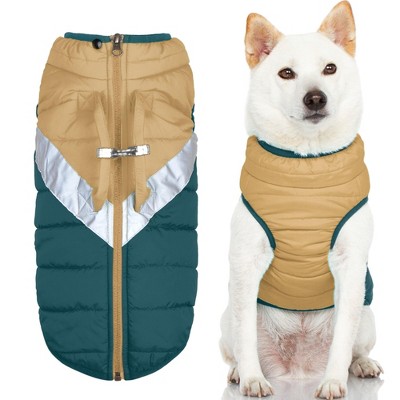 Gooby Mountaineer Dog Jacket Sand, Medium