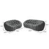 WJSHome Curved Bubble Couch, Comfy Upholstered Sofa,Breathable Mesh Fabric 3D Honeycomb Shape Modern Couches (2 Seater, 3 Seater) - 2 of 4
