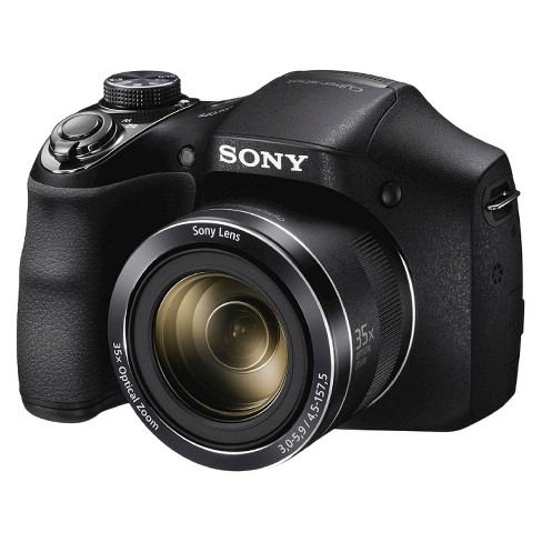 Sony Dsch300b 20mp Digital Camera With 35x Optical Zoom Black - 