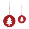 Melrose Wood Pine Tree Ornament (Set of 12) - 3 of 3