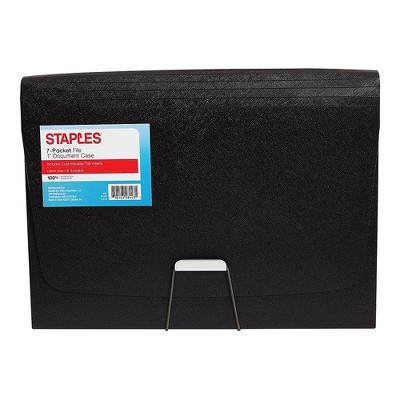 Staples Expanding File with 1" Document CS Letter 7-Pocket Assorted Colors TR51809/51809