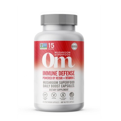 Om Mushrooms Immune Defense Superfood Supplement - 45ct