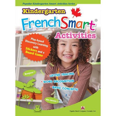 Kindergarten Frenchsmart Activities - Learning Workbook Activity Book for Kindergarten Grade Students - French Language Educational Workbook for