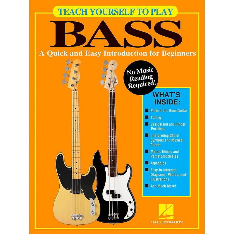 Hal Leonard Teach Yourself To Play Bass - A Quick & Easy Introduction For Beginners, 1 of 2