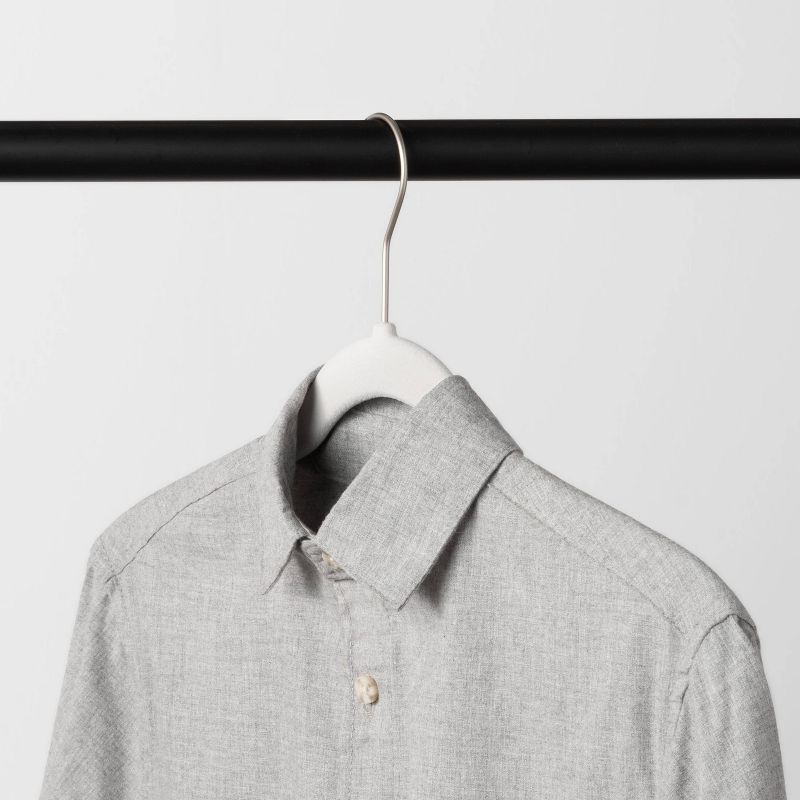 10pk Shirt Flocked Hangers - Brightroom™, 5 of 6
