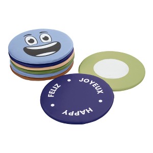 ECR4Kids SoftZone Emotion Pads with Mirror, Trilingual, Expression Cushions, 8-Piece - 1 of 4