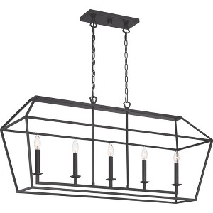 Quoizel Lighting Aviary 5 - Light Island Pendant Light in  Palladian Bronze - 1 of 2