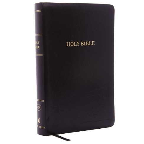 Kjv, Reference Bible, Personal Size Giant Print, Leather-look, Black ...