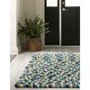 Unique Loom Felt Ball Collection Area Rug - Cloud - 3 of 4