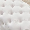 Modern Tufted Velvet Ottoman Bench with Comfortable Cushion and Sturdy Build for Living Room -3irtyhousy - 2 of 4