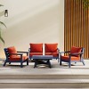 WestinTrends Avalon Outdoor 5-Piece Modular Sectional Patio Furniture Sofa Set - 2 of 4