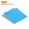 Unique Bargains Silicone Heat Resistant Non-Slip Flexible Trivet Mat 4 Pcs - 3 of 4