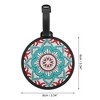 Unique Bargains Sunflower Luggage Tag Blue 1 Pc - 2 of 4