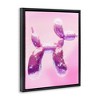 Stupell Industries Fun Disco Balloon Animal Black Framed Floater Canvas Wall Art - 3 of 4